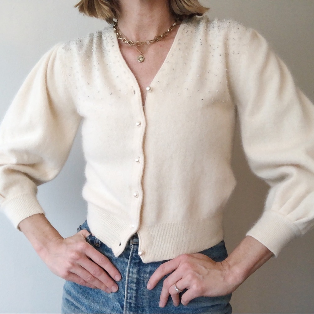 Vintage Beaded Cardigan